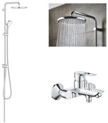 Coloana dus Grohe Tempesta 250+baterie cada Grohe Bauloop (23602001,26675000)