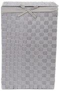 Coș de rufe cu capac Compactor Laundry Linen, înălțime 60 cm, gri