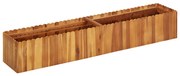 vidaXL Strat înălțat de grădină, 150x30x25 cm, lemn masiv de acacia