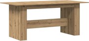 vidaXL Masă de bucătărie, Stejar artizanal 180x90x76 cm lemn prelucrat