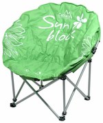 Scaun pliabil Cattara Camping Flowers, verde