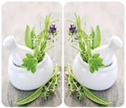 WENKO 2521420100 - Capac pentru plită 52x30 cm multicolor/gri/transparent