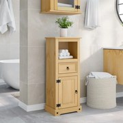 vidaXL Dulap de baie „Corona”, 45x33x110 cm, lemn masiv de pin