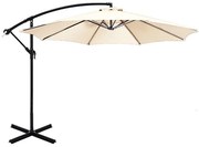 Umbrela de soare suspendata 2,7 m-crem