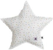Perna decorativa Culoare alba, STAR IN THE WOODS