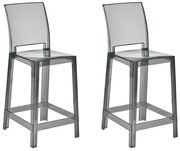 Set 2buc scaune tip bar Worpenza (negru) . 1076579