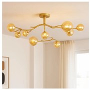 Lustră LED aplicată Brilagi MISTEL 9xG9/3W/230V auriu