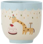 Cană pentru copii albastră/crem din gresie 150 ml Celebrate – Bloomingville Mini