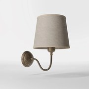 Aplica de perete stil clasic italian din alama Fiordo