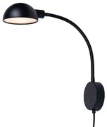 Aplica de perete flexibila design modern Nomi negru