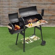 2 in 1 Gratar carbune  BBQ si Smoker