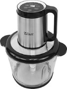 Tocator legume-fructe Zilan ZLN2747 digital din inox, Vas din sticla capacitate 3L, 4 functii presetate, Lame din titan, Putere 500W