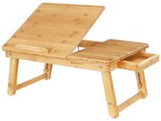 Masă reglabilă pentru pat LAT, pentru laptop/PC, maro