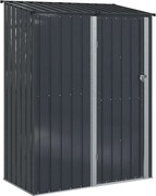 vidaXL Magazii pentru grădină Antracit 153,5 x 86 x 200 cm Metal