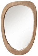 Oglinda de perete ovala ORGANIC 105cm lemn de pin