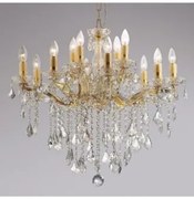 Candelabru clasic cristal 12 becuri E14 FLORIAN 035611 IDEAL LUX