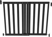 Noma Poartă de siguranță extensibilă 63,5-106 cm, lemn, negru 93743