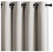 Draperie bej termoizolantă/dimout (semi-opacă) 140x270 cm Kierra – Restilo