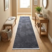 Traversa hol antiderapanta, 80x300 cm, soft 3D, model acolade, antracit