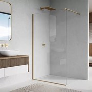 Paravan dus sticla walk-in 110x200 cm auriu periat Sanswiss Easy STR4P 1100x2000 mm