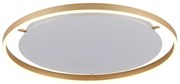 Plafoniera din alamă 60 cm inclusiv LED cu dimmer în 3 trepte - Zlatan