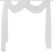 vidaXL Draperie transparentă din voal 140 x 600 cm, alb