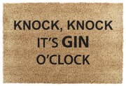 Covoraș de intrare din fibre de nucă de cocos 40x60 cm Gin O'Clock – Artsy Doormats