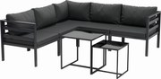 Outsunny Set de Mobilier de Gradina din 7 Piese cu Canapea de Colt, Masa de Cafea, Set de Mobilier Sectional, Gri | Aosom Romania