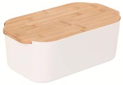Cutie de paine cu capac din bambus, 33 x 18,5 x 12 cm