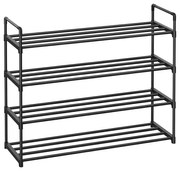 Suport metalic pentru pantofi cu 4 niveluri 92x30x72cm