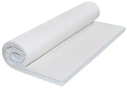 Topper Green Future, Argentum Therapy Memory Arctic Gel 7 zone de confort, 90x200 cm, H 5 cm