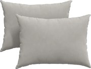 vidaXL Perne pentru canapea 2 pcs Gri deschis 70 x 50 cm țesătură