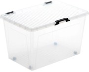 Cutie de depozitare cu capac,  52 l