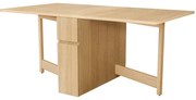 Masă extensibilă cu aspect de lemn de stejar Woodman Mel