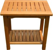 Măsuță de grădină din lemn de eucalipt 35x50 cm Santa Cruz – Garden Pleasure