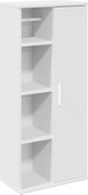 vidaXL Dulap de baie cu suport role, alb, 39x22x90 cm