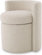 Fotoliu design LUX Arcadia, boucle crem 115224 HZ