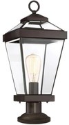 Lampă de exterior RAVINE 1xE27/60W/230V IP44 neagră Quoizel