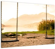 Tablou - balansoar în natură (70x50 cm)
