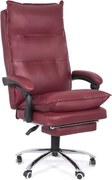 Scaun directorial cu suport de picioare si recliner OFF 419 visiniu