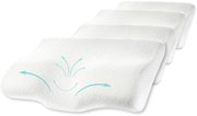 Set 4X perne cu suport cervical din spuma cu memorie pentru copii 10-16 ani Suporto®️ 50x30, cu perforatii