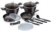 Set oale si tigai (13 piese) Metallic Line Carbon Pro Edition BerlingerHaus BH 7059