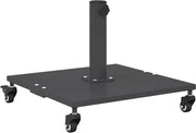 vidaXL Bază pentru umbrelă Gri închis 45 x 45 x 31,5 cm