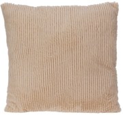 Pernă Stripy, maro deschis, 45 x 45 cm