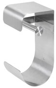 Suport hârtie 12,5 x 26 cm, oțel inoxidabil/argintiu