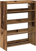 vidaXL Pantofar, Lemn vechi, 60x25x81 cm, lemn compozit