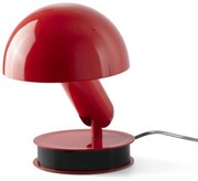 Veioza/Lampa de masa cu clips BELA rosie