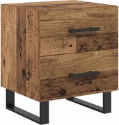vidaXL Dulap de noapte Lemn vechi 40 x 35 x 47,5 cm Lemn compozit