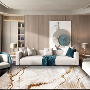 Covor Modern Living , Dormitor Dreptunghiular Marble 0856A (Alege dimensiunea: 100 x 200)