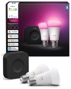 Kit de pornire Philips Hue WACA 2xE27/8,1W 1000-20000K  + dispozitiv de conectare